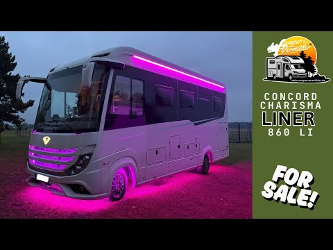 Concorde CHARISMA 860 LI MEGA luxury liner, extensively retrofitted: €58,000 Fischer sound system...