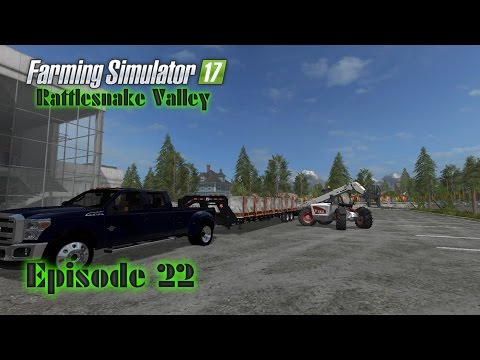Farming Simulator 17 Rattlesnake Valley Ep 22 So many Pallets of Pig Food