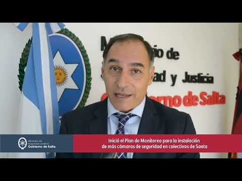 Inició el Plan de Monitoreo para la instalación de más cámaras de seguridad en colectivos de Saeta