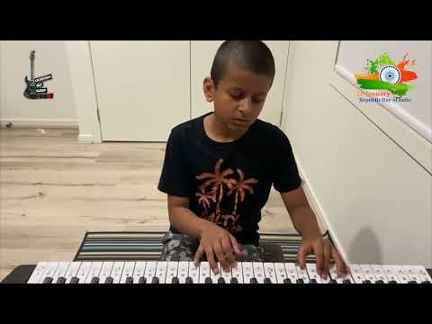 Chodo kalki baaten on piano by nihit kids performance for Republic Day 26 jan 2023