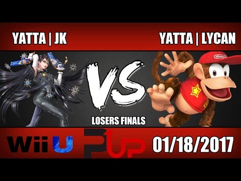 Yatta | JK (Bayonetta) vs Yatta | Lycan (Diddy Kong) - Wii U Losers Finals - SOS