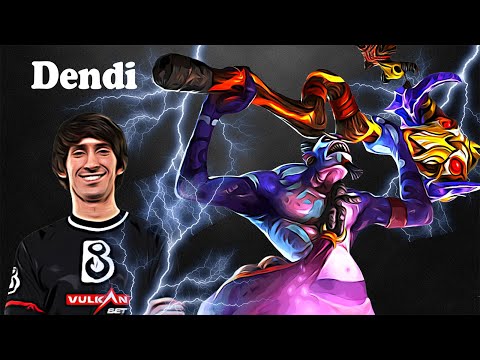 Dendi - Witch Doctor Support | Dota 2 7.27d Gameplay