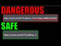 YouTube Links Are DANGEROUS