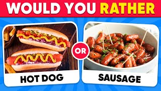 Would You Rather...? Junk Food & Snacks Edition 🎂 🍫 🍨 Quiz Kingdom