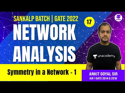 Symmetry in a Network 1 | L 17 | Network Analysis | Sankalp GATE 2022 Batch AnkitGoyal