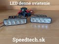LED denné svietenie 12V / 24V - MYCARR SJ-286E (147x45x47mm) - Video Youtube