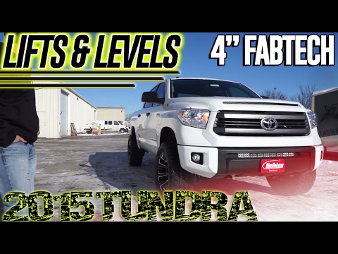 Lift and Levels: 2015 Toyota Tundra, 4\" FabTech Lift