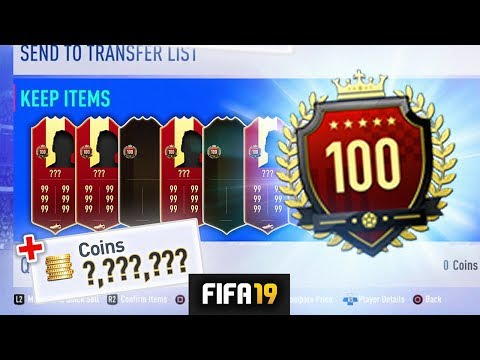 YOU WONT BELIEVE THIS PACK! - TOP 100 FUT CHAMPS REWARDS - FIFA 19 Ultimate Team