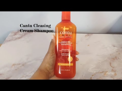 In Hand Review of Cantu Sulfate-Free Cleansing Cream...