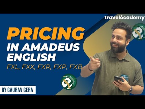 Amadeus Session -10 | PRICING IN AMADEUS PART 1 | FXL, FXX, FXR, FXP, FXB, TQT, TTE/ALL | In English