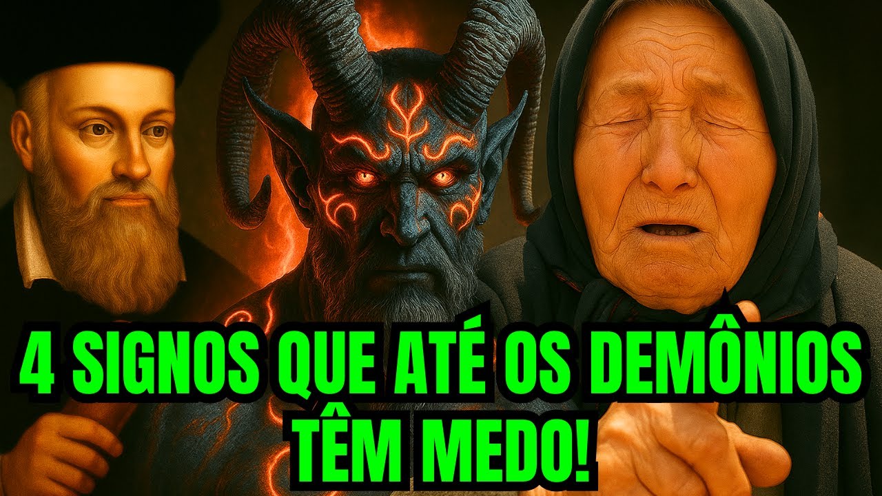 4 Signos do Zodíaco Tão Poderosos que Até os Demônios Fogem!
