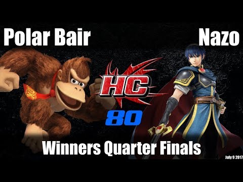 HC80 Smash4 - WQF Bo3: Polar Bair (DK) vs Nazo (Marth)