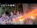 Crossing Streams To Defeat The Stay Puft Marshmallow Man Ghostbusters Voyage With Captions