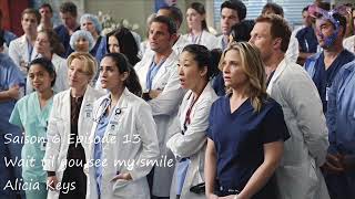 Grey&#39;s Anatomy S6E13 - Wait til you see my smile - Alicia Keys