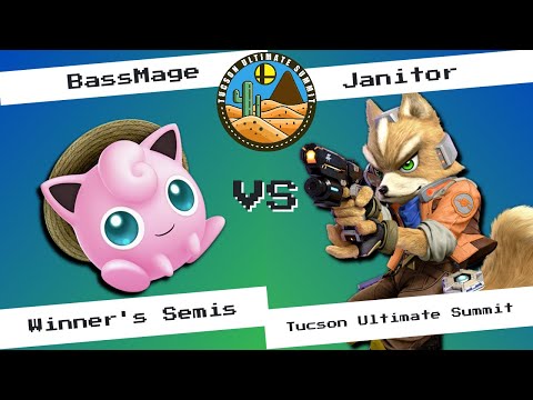 Tucson Ultimate Summit: Winner's Semis - BassMage (Jigglypuff) Vs. Janitor (Fox) - SSBU