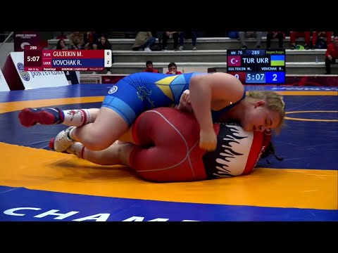 M. GULTEKIN (TUR) v. R. VOVCHAK (UKR) | WW 76 kg | Repechage