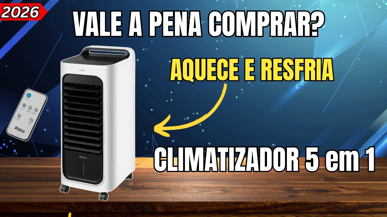 Climatizador Philco PCL10QF VALE a PENA Em 2026? ANÁLISE COMPLETA | CLIMATIZADOR DE AR
