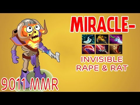 Miracle- Dota 2 Patch 6.87 - 9k MMR Clinkz Full Game Vol.1 - Invisible Rape All