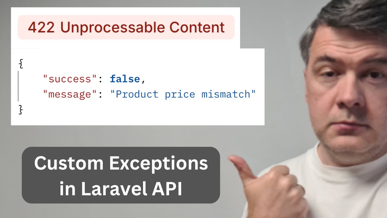 Laravel API: Consistent 422 Response from Exceptions?