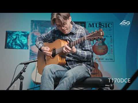 Electro Acoustic Guitar LAG T170DCE