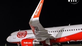 preview picture of video 'Niki/AirBerlin A320-214SL OE-LEY ---Ankunft am Salzburg Airport (Full HD)'