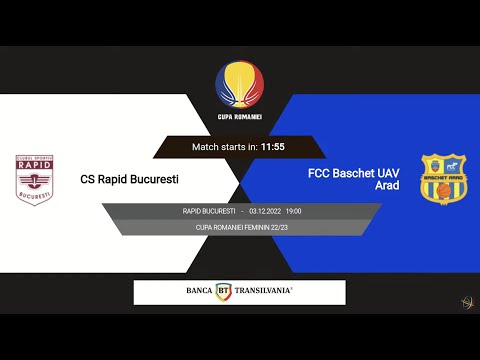CRBF 2022-2023: Rapid București - FCC Baschet UAV Arad