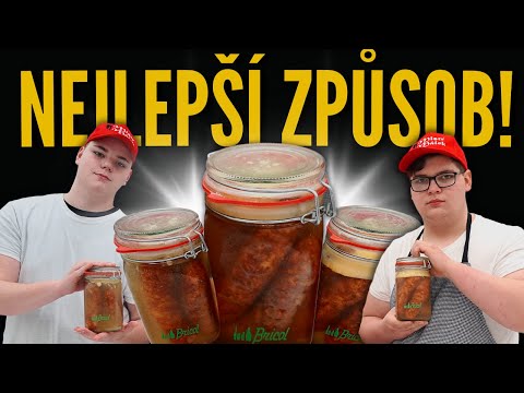 STARÉ KLOBÁSY?! 😱 ŽÁDNÝ PROBLÉM! Kompletní návod, jak nejlépe uchovat klobásy | Zavařené klobásy