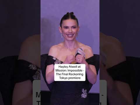 Hayley Atwell sending love to Tokyo Mission: Impossible fans!