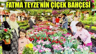 HER YER ÇİÇEK!!!TÜM ÇİÇEKLERİ TEK TEK ANLATTI! | KÖYDE RENGARENK ÇİÇEK