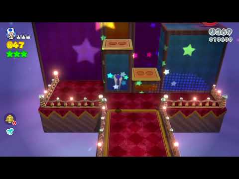 Super Mario 3D World (Switch) 1-5 100% Speedrun - Time: 60 (Former WR)