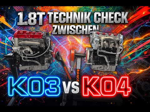 🔧 K03 vs. K04  🔧– Was sind die Unterschiede? | Audi VW VAG 1.8T Turbo Technik im Vergleich