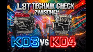 🔧 K03 vs. K04  🔧– Was sind die Unterschiede? | Audi VW VAG 1.8T Turbo Technik im