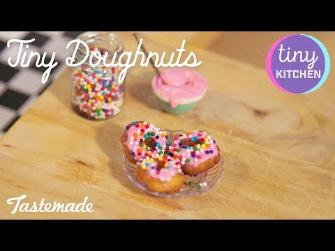 Tiny Doughnuts I Tiny Kitchen Video