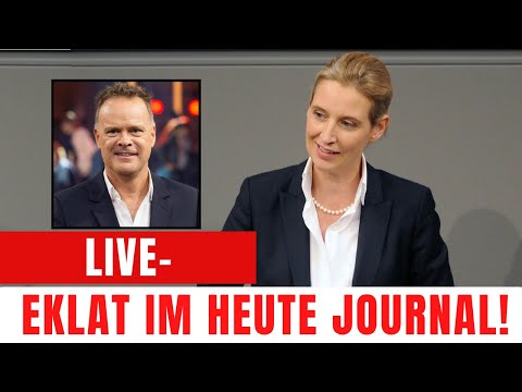 ZDF scandal! Reporter provokes Alice Weidel – and immediately gets his comeuppance!