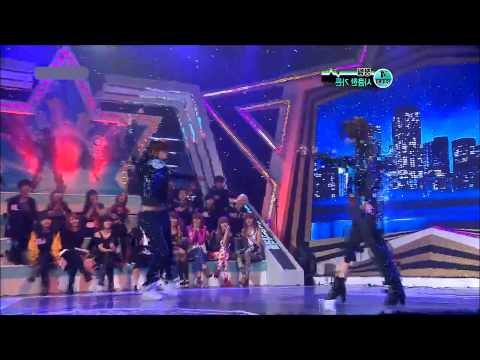 [Mirrored] Idol Star - Dance Battle Round 4 - SooHyun(U-kiss) n Jang-YoungRan - I Need A Girl