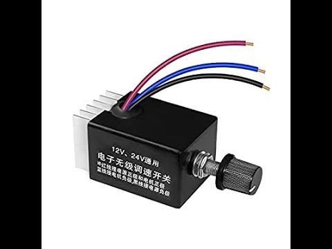 how to install a 3 wire 𝐒𝐏𝐄𝐄𝐃 𝐂𝐎𝐍𝐓𝐑𝐎𝐋𝐋𝐄𝐑 🐢 to a motor Diagram 12v Dc Module Fix a Electric Bicycle