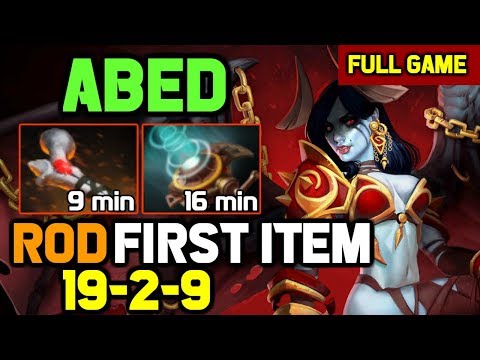 OMG! Abed NEW META QoP with Rod of Atos and Mekansm rush build - 22 min GG