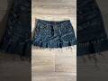 Remake Jeans To Grunge Punk Miniskirt Tutorial Remake Thriftflip Rework Upcycledclothing Sewing