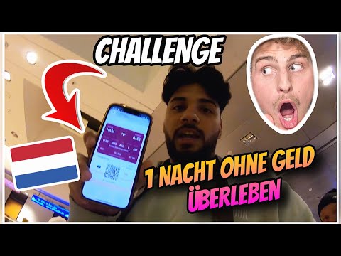 1 NACHT ohne GELD überleben😳😂| Jamoo vs. Asuti Teil 1