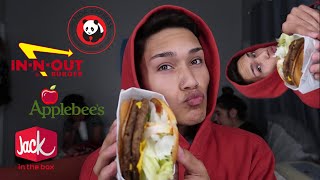 trying American fast food restaurants for the first time