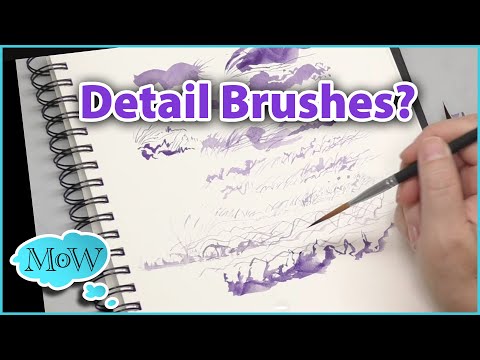 Which Watercolor Detail Brush Should I Use? Pro and Cons of Every Category.