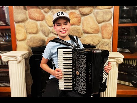 4979 - Certified Pre-Owned Black Scandalli Air Junior Piano Accordion LMMH 34 72 $2999