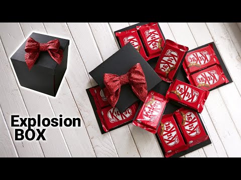 Explosion Box EASY MAKING! | DIY Chocolate EXPLOSION BOX