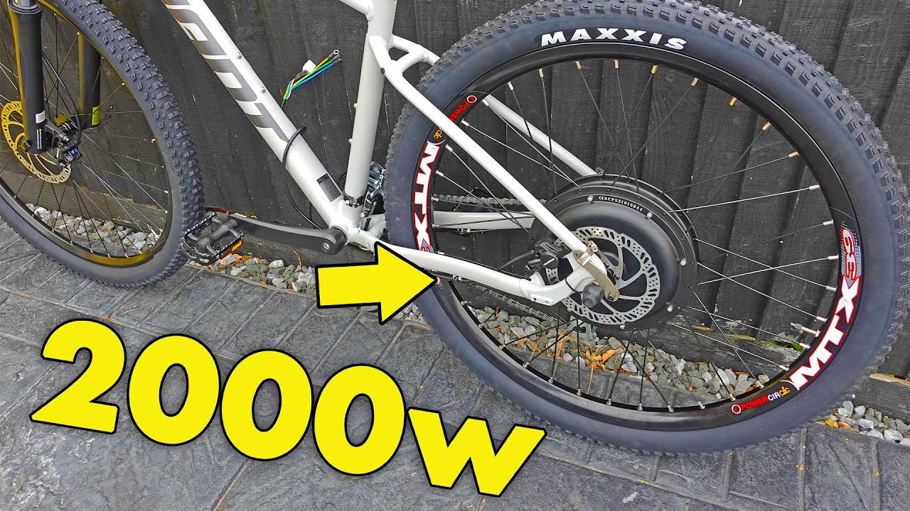 Pt. 1 Convert ANY bike into an EBIKE! **ELECTRIC HUB MOTOR FITTING GUIDE**