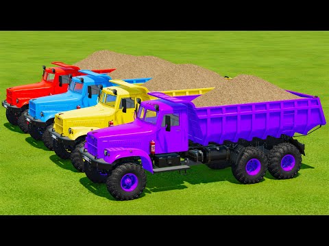 LOAD AND TRANSPORT WOOD CHIPS WITH McCORMICK TRACTORS - Farming Simulator 22