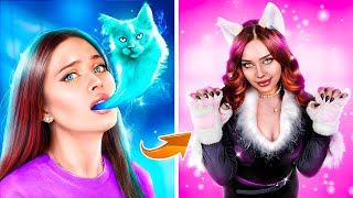 I Became a Cat in Real Life! My New Funny Story! A