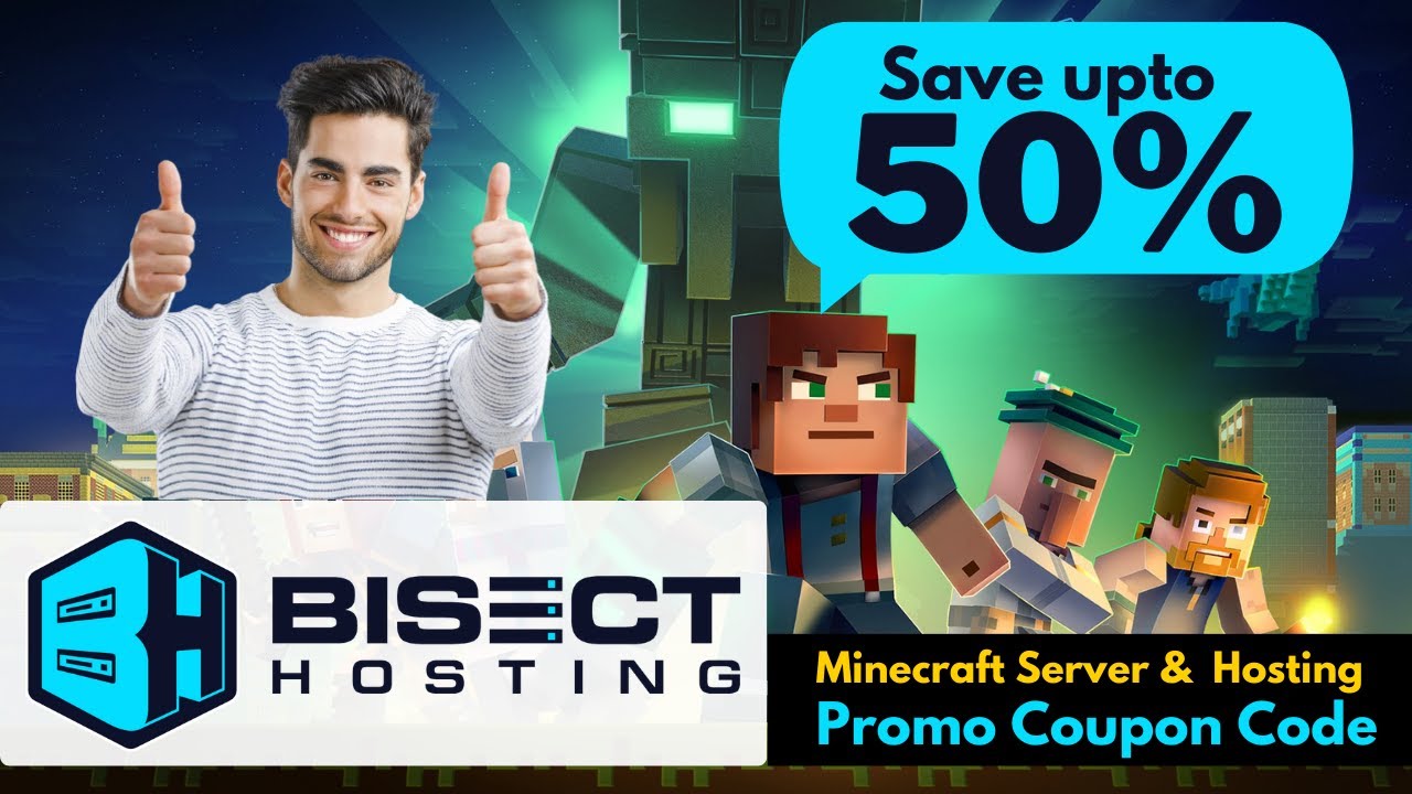 Bisecthosting promo coupon code | Best Minecrafter Server 2024 | Get upto 50% Discount Bisecthosting