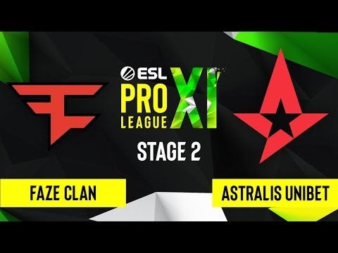 CS:GO - Astralis UNIBET vs. FaZe Clan [Nuke] Map 1 - ESL Pro League Season 11 - Stage 2