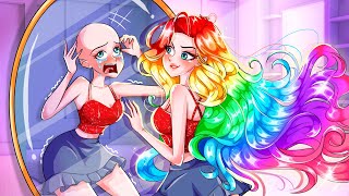 Mom Forced Me To Wear Fake Rainbow Hair 🌈 My Diary Animated