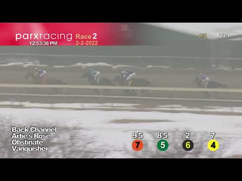 Back Channel Win Parx Racing
